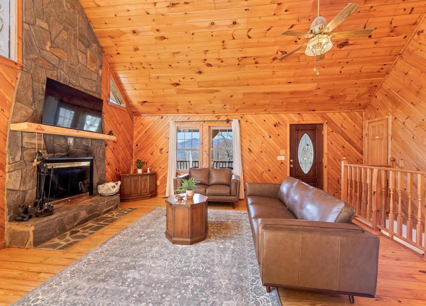 Maggie Valley Cabin With Beautiful Mountain Views, Hottub, Pet Friendly, Gameroom, Fireplace エクステリア 写真